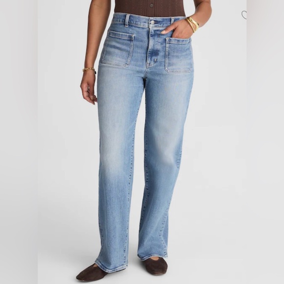 💙 NWT Madwell Curvy Emmett Wide-Leg Jean - Picture 2 of 6